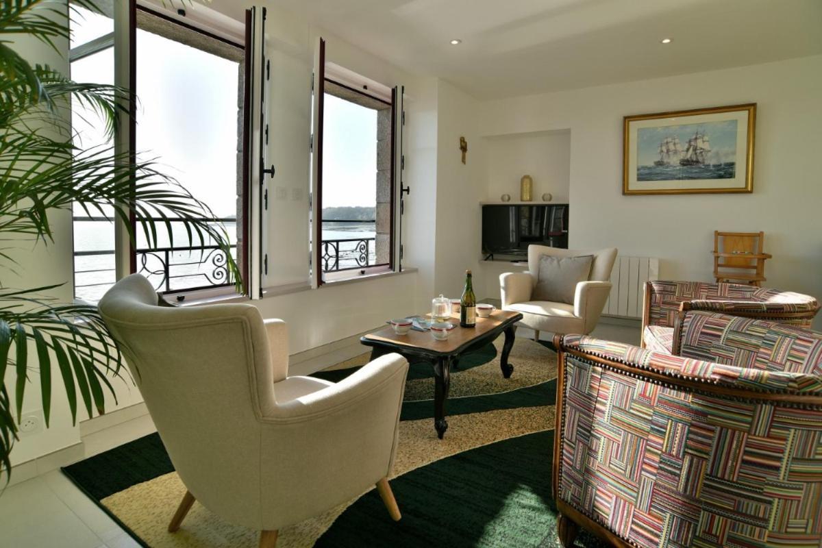L Ostra 1, Appartement Haut Standing Front De Mer A Cancale Sur Le Port De La Houle Экстерьер фото