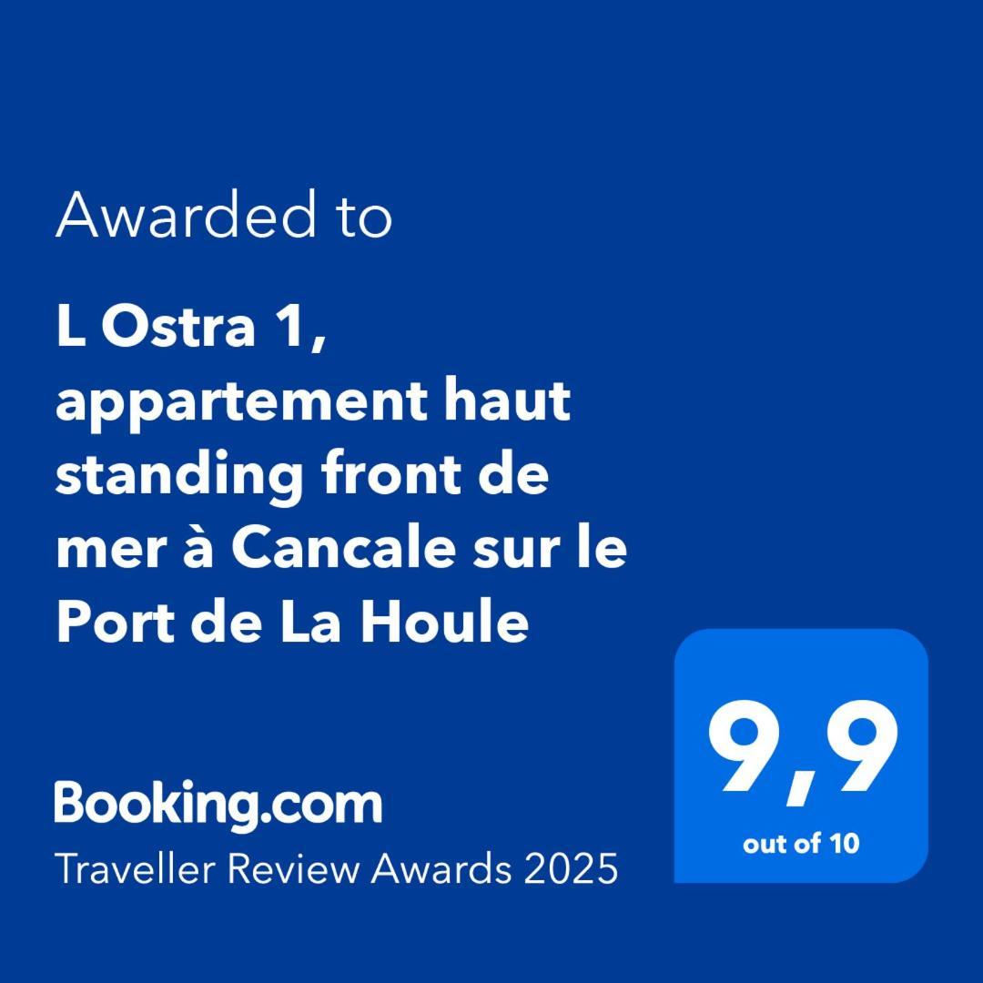 L Ostra 1, Appartement Haut Standing Front De Mer A Cancale Sur Le Port De La Houle Экстерьер фото